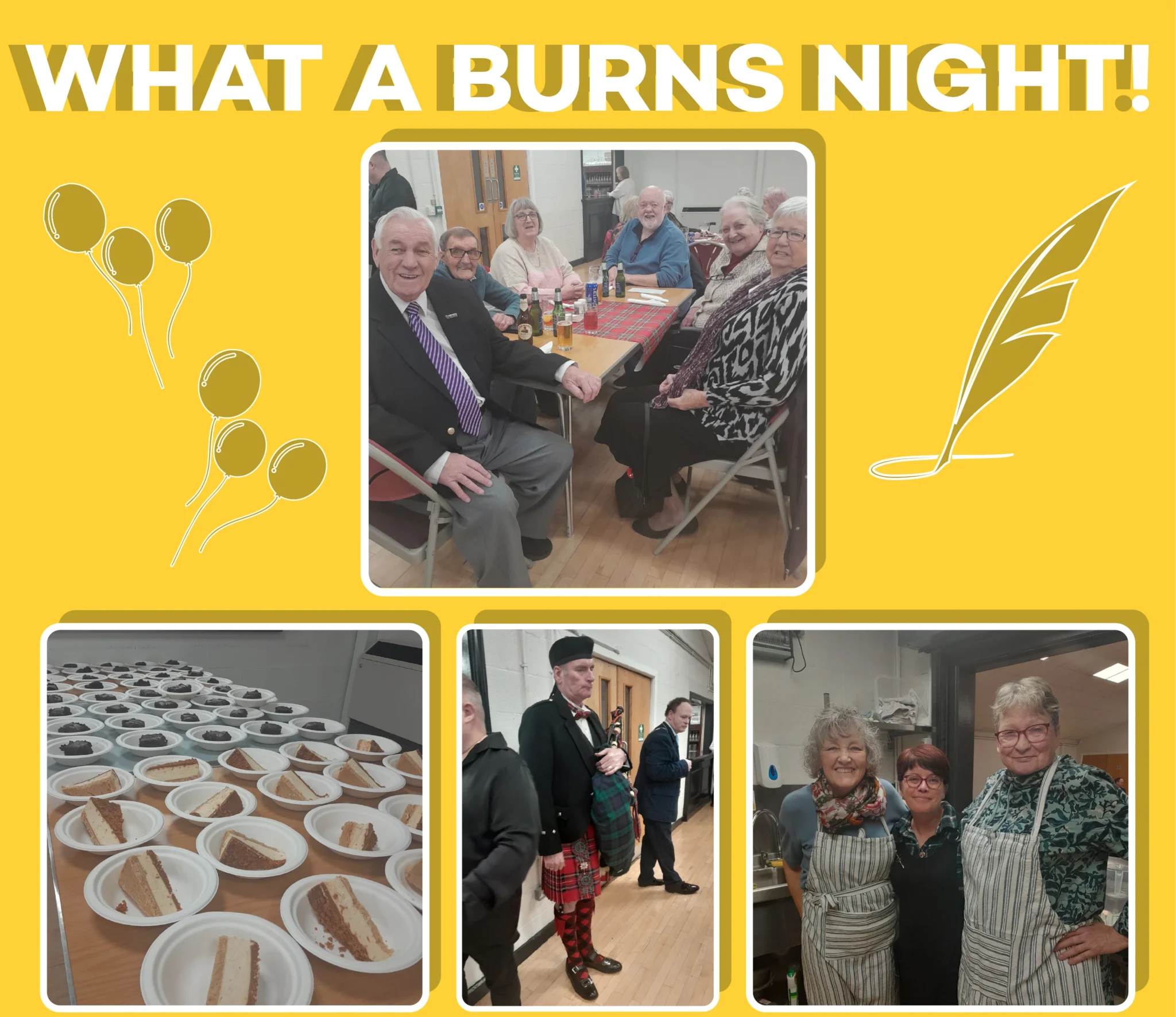 What a Burns night poster